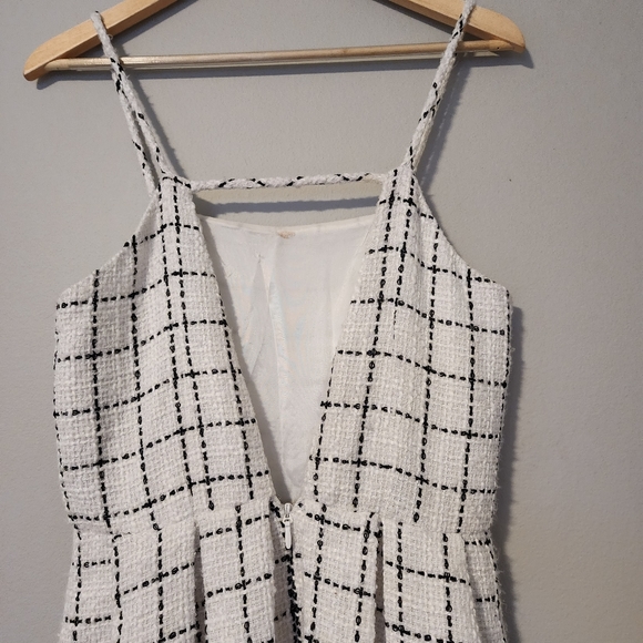 NWT BCBGeneration Plaid Skater Mini Dress Size 8 - Picture 6 of 10